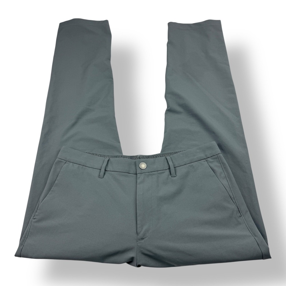 Bonobos Golf Mens Slim Fit Performance Pants Gray 32x33‎ Recycled Polyester
